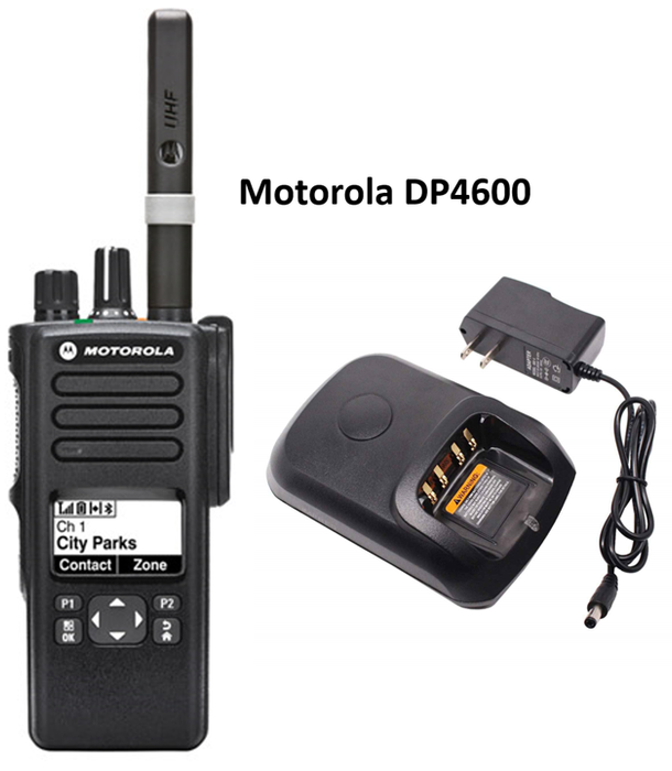 Motorola DP4600e VHF Portable Two-Way Radio
