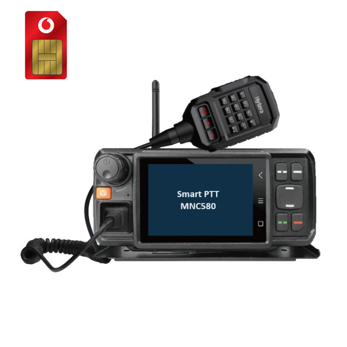 Smart PTT Hytera MNC580 Base/Vehicle Sim Card Two-Way Radio